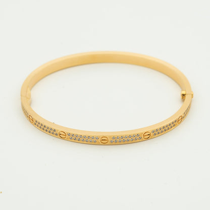 [Amore]LOVE BRACELET 3.65MM DIAMOND-PAVED