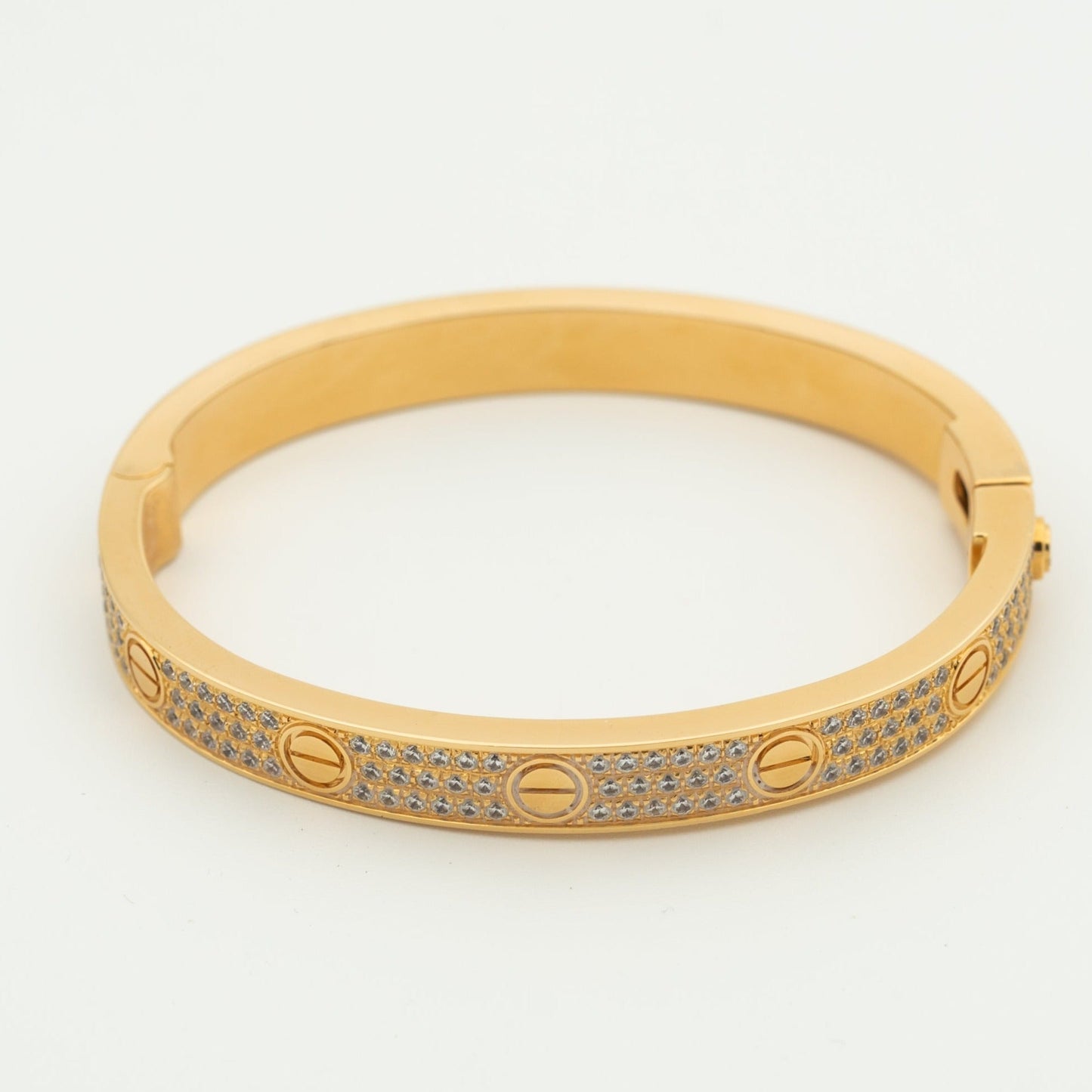 [Amore]LOVE BRACELET 6.1MM DIAMOND-PAVED