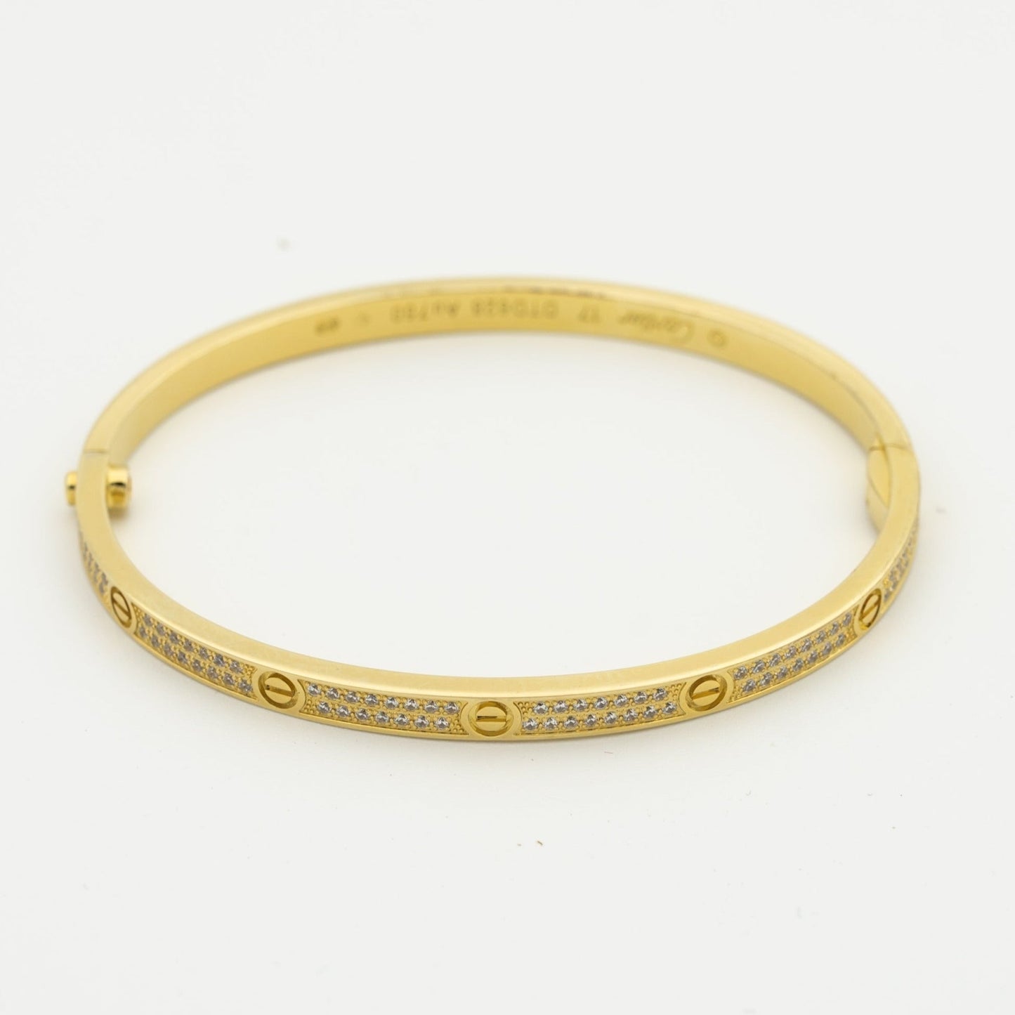 [Amore]LOVE BRACELET 3.65MM DIAMOND-PAVED