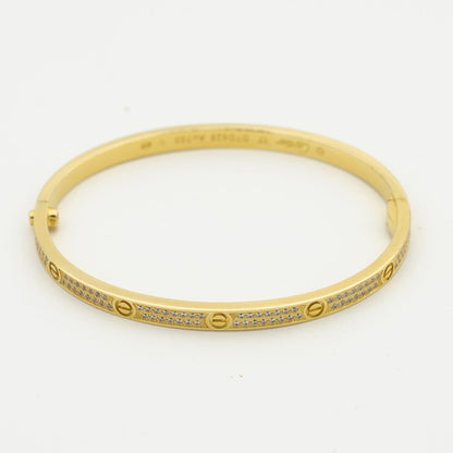 [Amore]LOVE BRACELET 3.65MM DIAMOND-PAVED