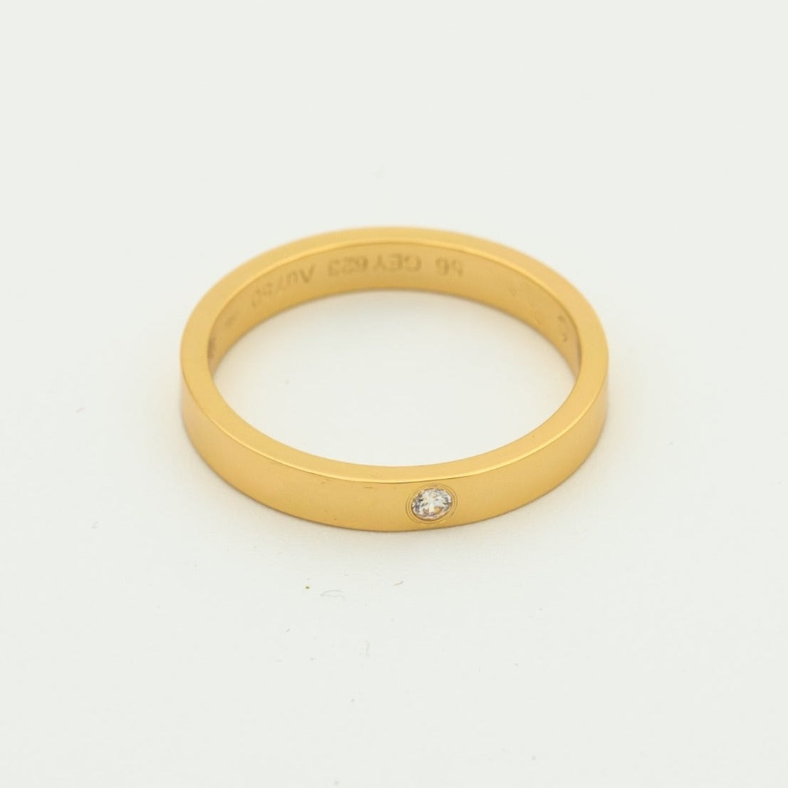 [Amore]LOVE RING 4MM 1 DIAMOND