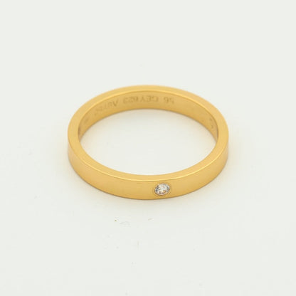[Amore]LOVE RING 4MM 1 DIAMOND