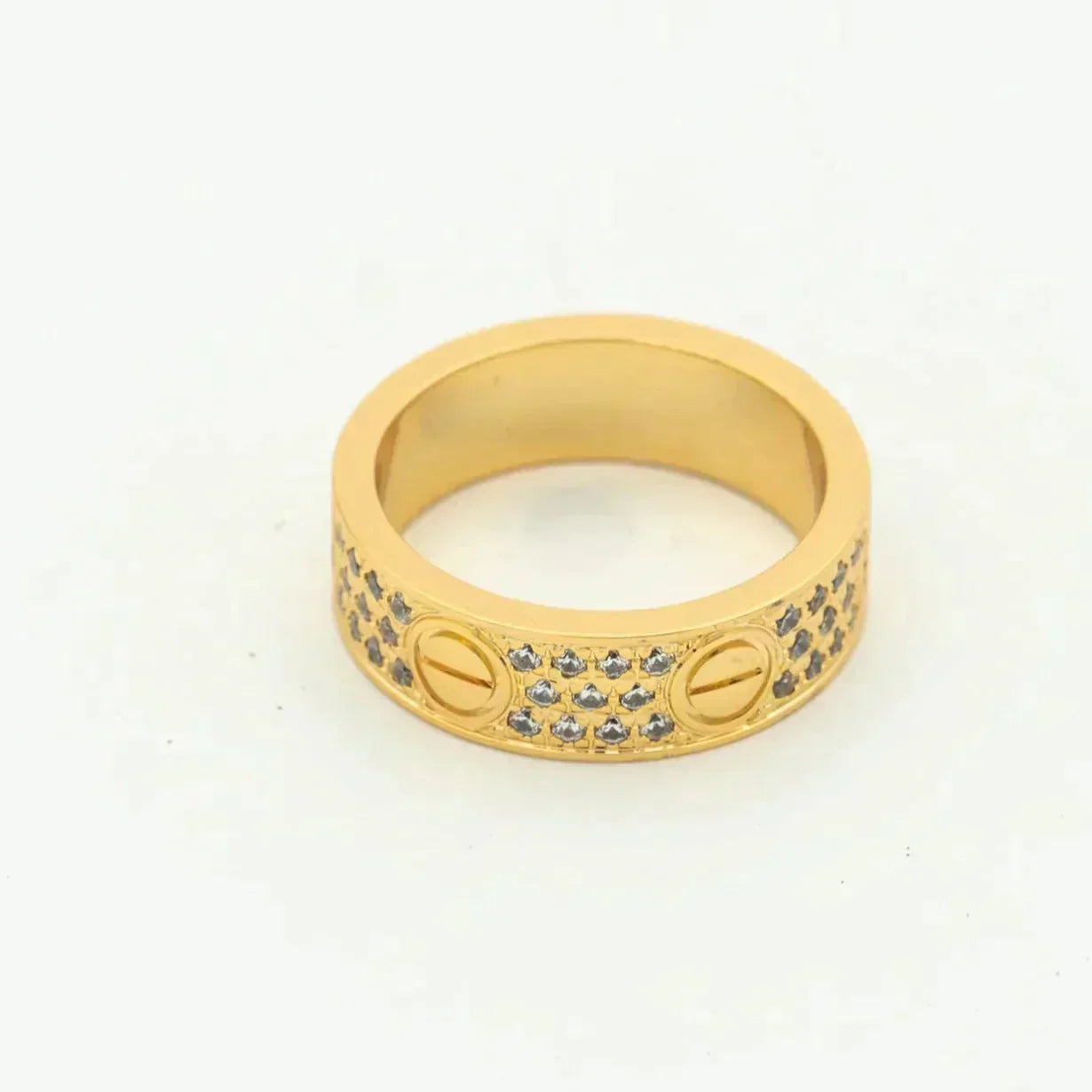 [Amore]LOVE RING 5.5MM DIAMONDS PAVED