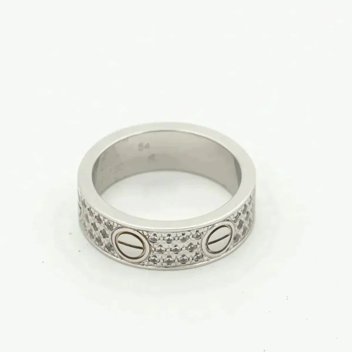 [Amore]LOVE RING 5.5MM DIAMONDS PAVED
