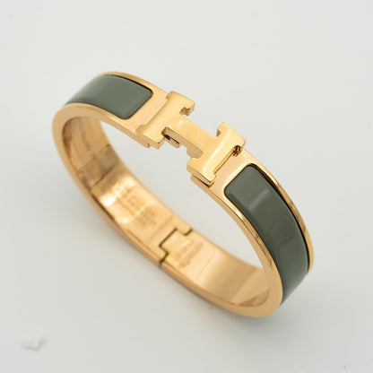 [Amore]H BRACELET BLUE GREEN 12MM