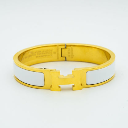 [Amore]H WHITE BRACELET