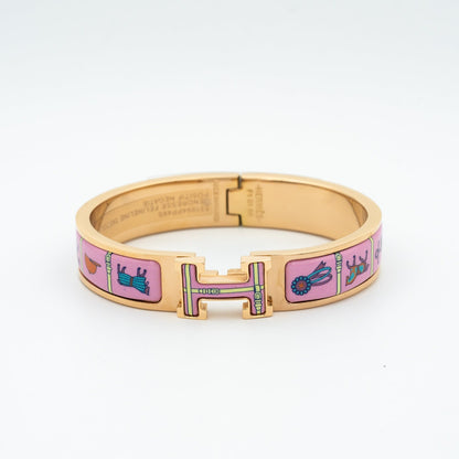 [Amore]H PINK GOLD BRACELET PINK CERAMIC