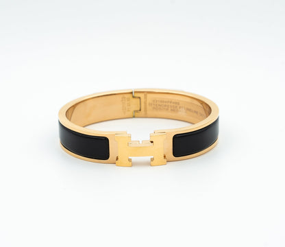 [Amore]H BLACK BRACELET