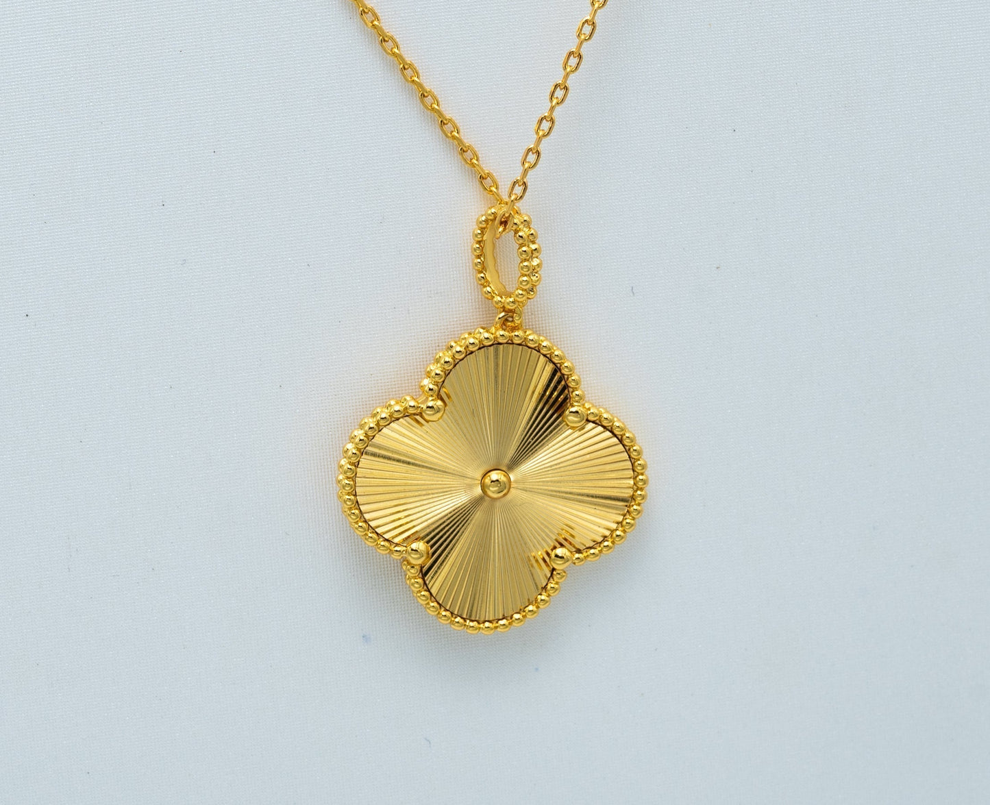[Amore]CLOVER 25MM PEDANT NECKLACE GOLD
