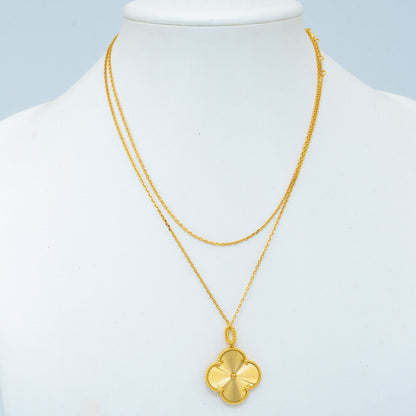 [Amore]CLOVER 25MM PEDANT NECKLACE GOLD