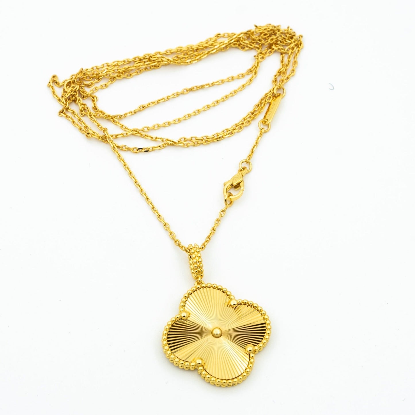 [Amore]CLOVER 25MM PEDANT NECKLACE GOLD