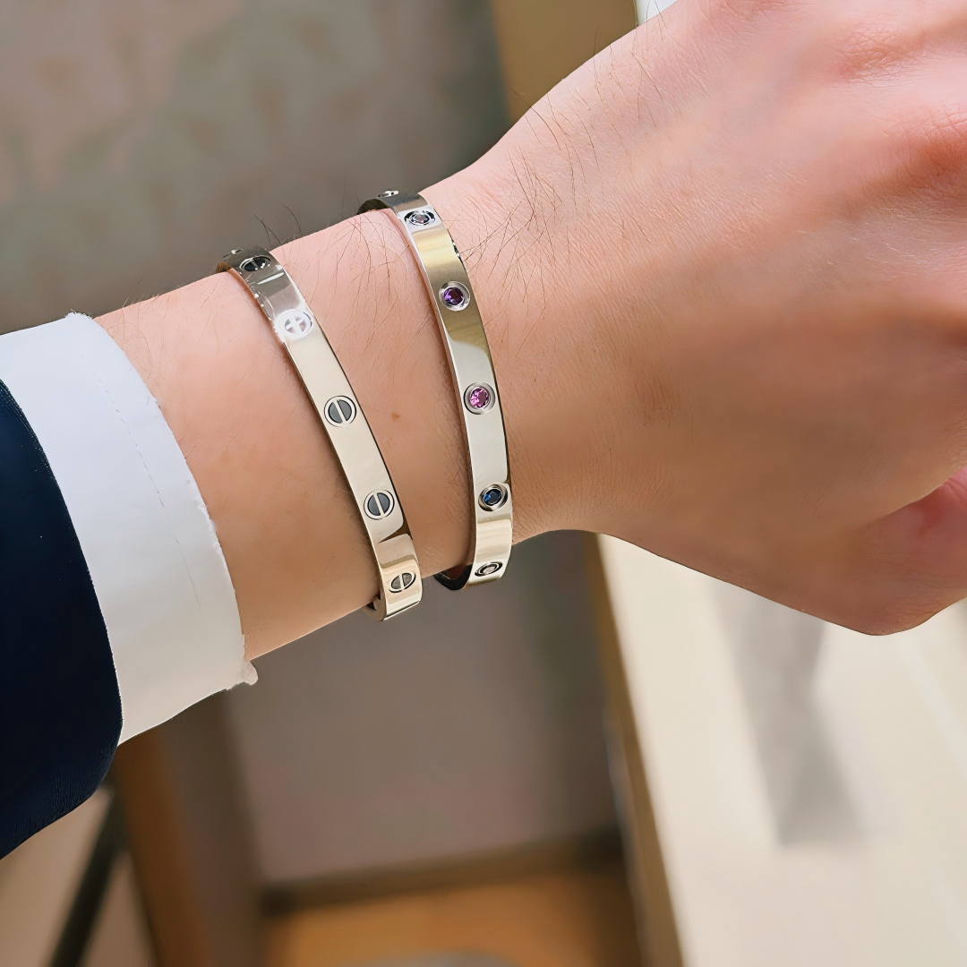 [Amore]2026 RAINBOW LOVE BRACELET 6.1MM  10 DIAMONDS