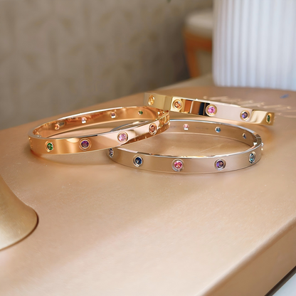 [Amore]2026 RAINBOW LOVE BRACELET 6.1MM  10 DIAMONDS