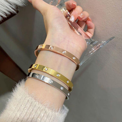 [Amore]2026 RAINBOW LOVE BRACELET 6.1MM  10 DIAMONDS