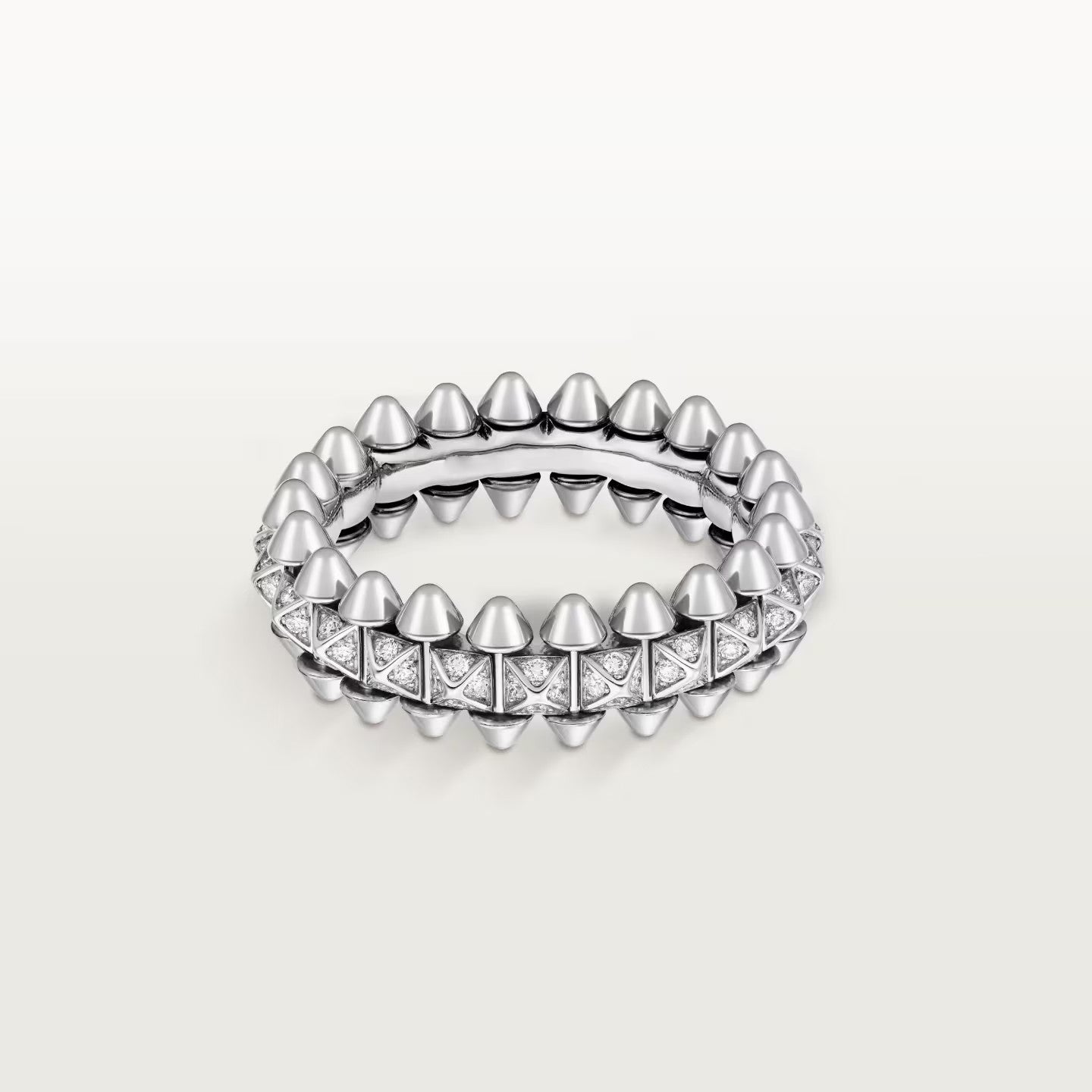 [Amore]CLASH 6.4MM SMALL FULL DIAMOND RING