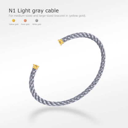 [Amore]FORCE SERIES BRACELET CABLES 50 CHOICES (DIY SELECTION)