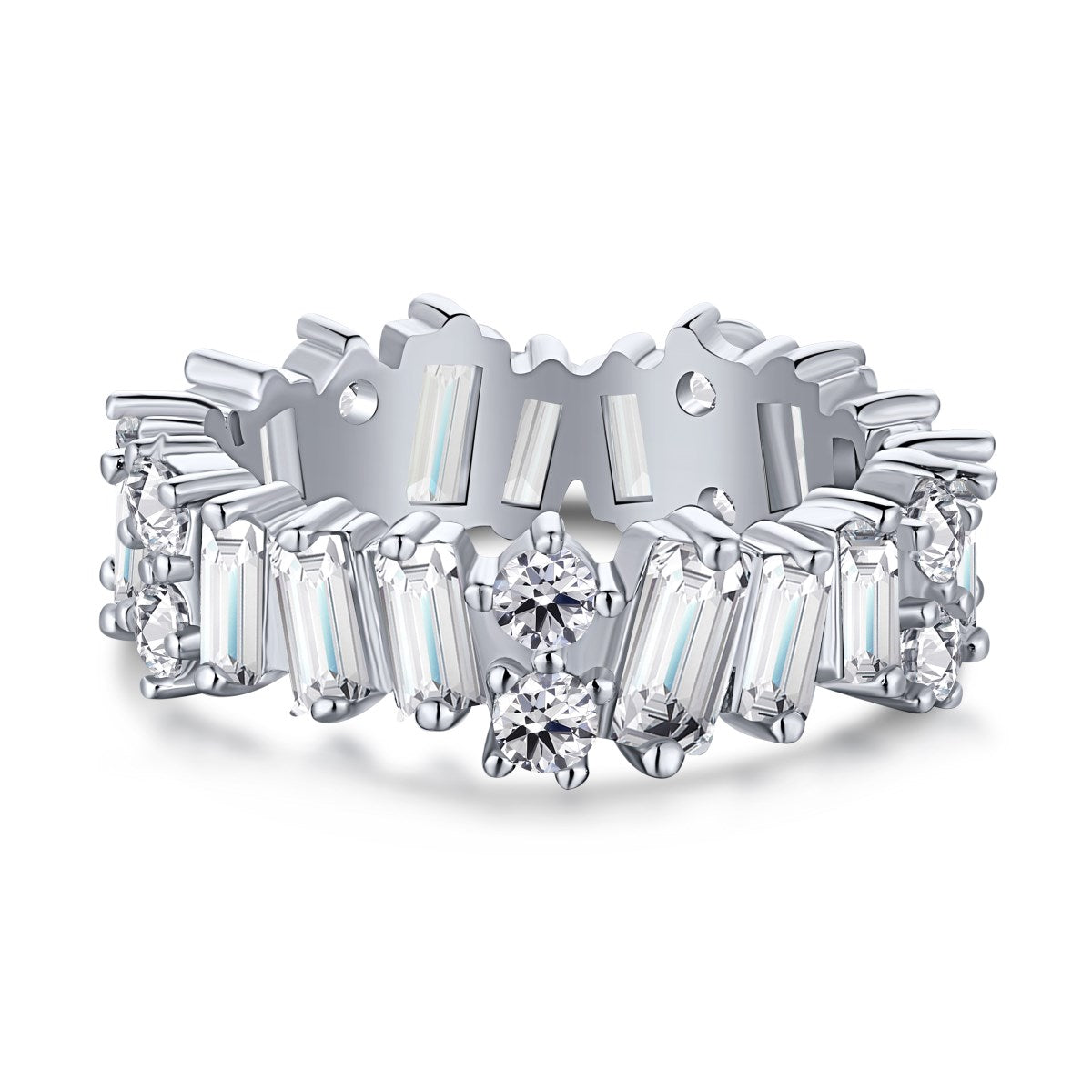 [Amore]Delicate Multi Shape Tennis Ring