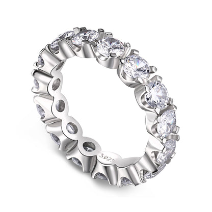 [Amore]Eternity Round Cut Tennis Ring