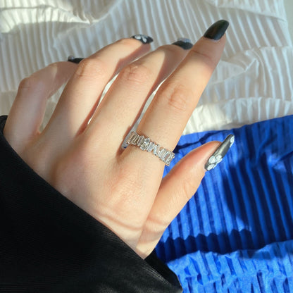 [Amore]Delicate Multi Shape Tennis Ring