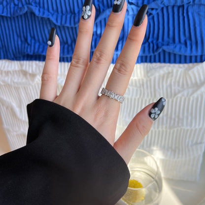 [Amore]Delicate Multi Shape Tennis Ring