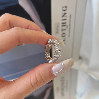 [Amore]Delicate Multi Shape Tennis Ring