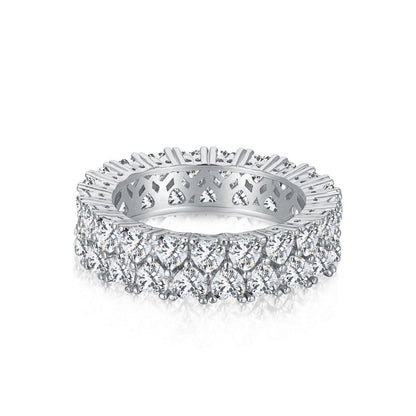 [Amore]Sparkling Full Heart Ring