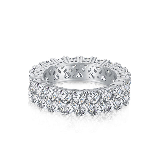 [Amore]Sparkling Full Heart Ring