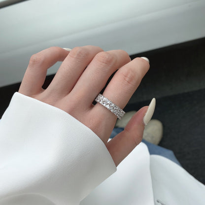 [Amore]Sparkling Full Heart Ring