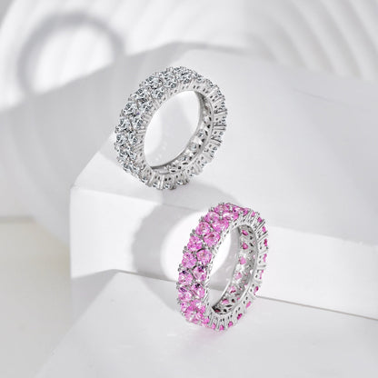 [Amore]Sparkling Full Heart Ring