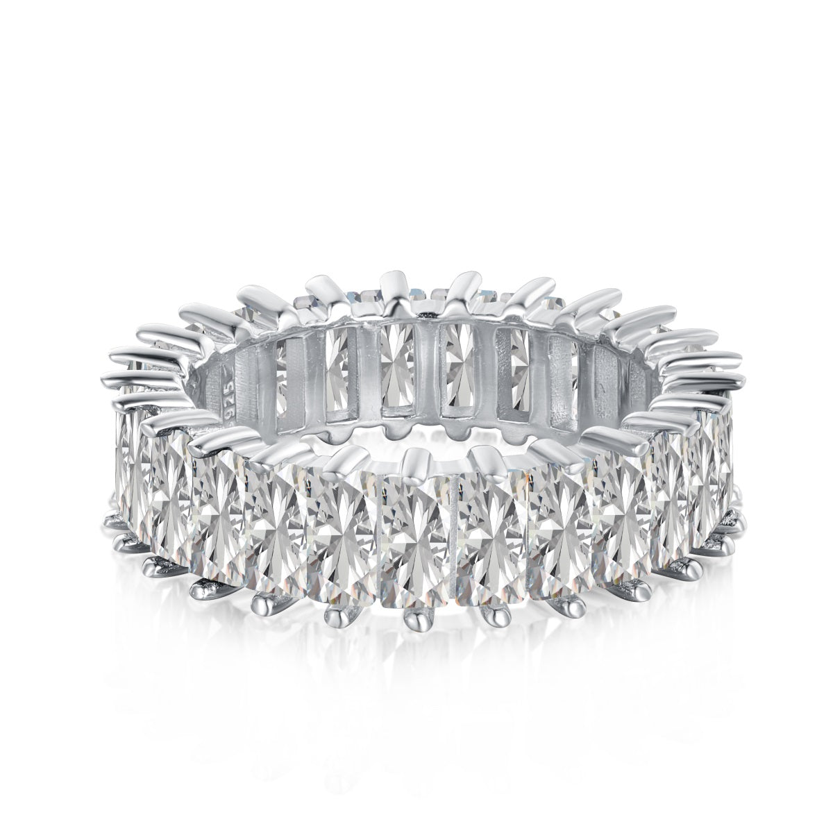 [Amore]Unique Colorful Radiant Cut RIng