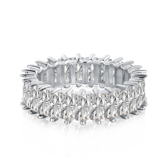 [Amore]Unique Colorful Radiant Cut RIng