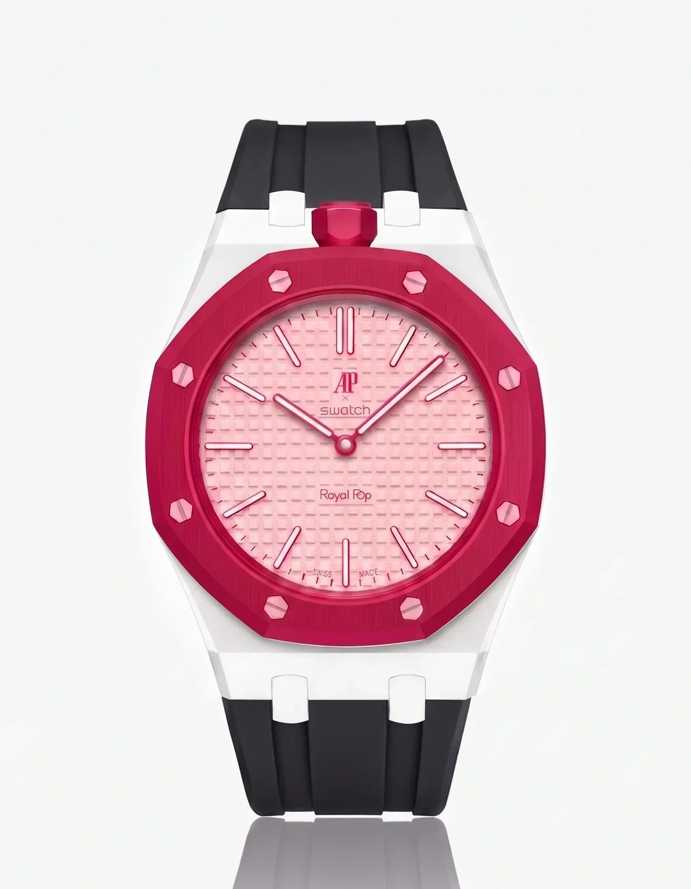 Silicone Strap & Case Royal Pop Otto Rosso(Customize  Colors)