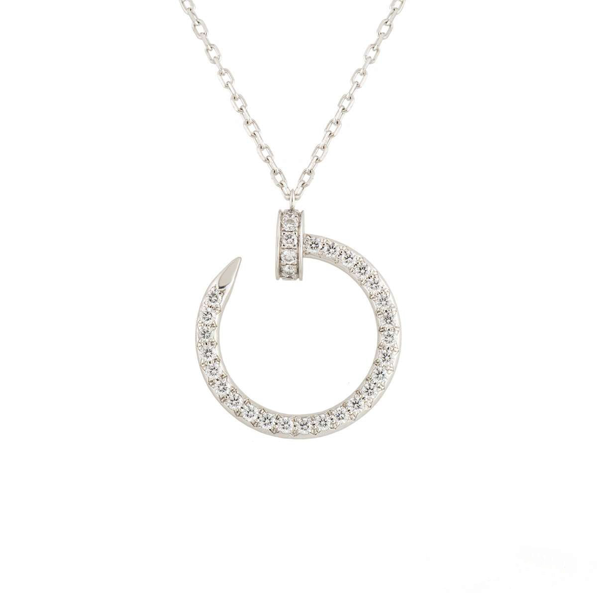 [Amore]JUSTE NECKLACE SILVER DIAMONDS