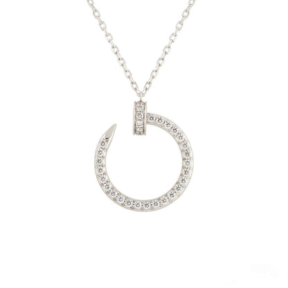 [Amore]JUSTE NECKLACE SILVER DIAMONDS