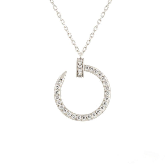 [Amore]JUSTE NECKLACE SILVER DIAMONDS