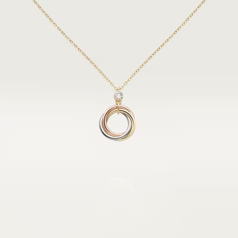 [Amore]TRINITY  NECKLACE 1 DIAMOND