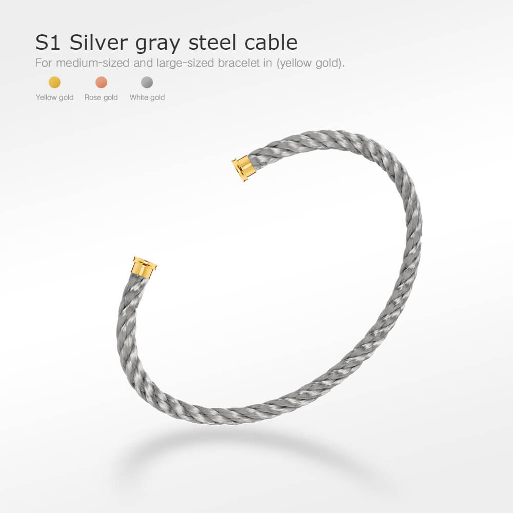 [Amore]FORCE SERIES BRACELET CABLES 50 CHOICES (DIY SELECTION)