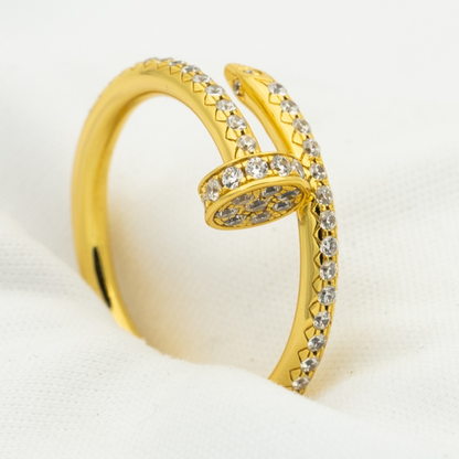 [Amore]JUSTE RING 1.8MM GOLD DIAMONDS