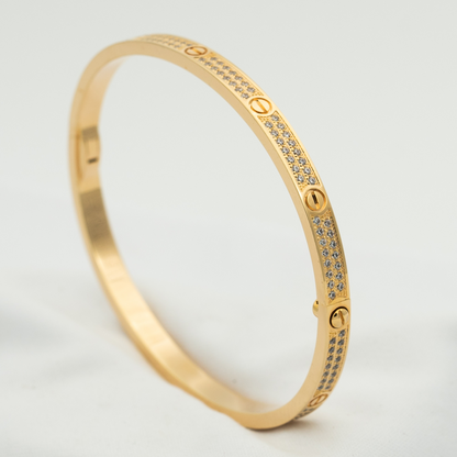 [Amore]LOVE BRACELET 3.65MM DIAMOND-PAVED