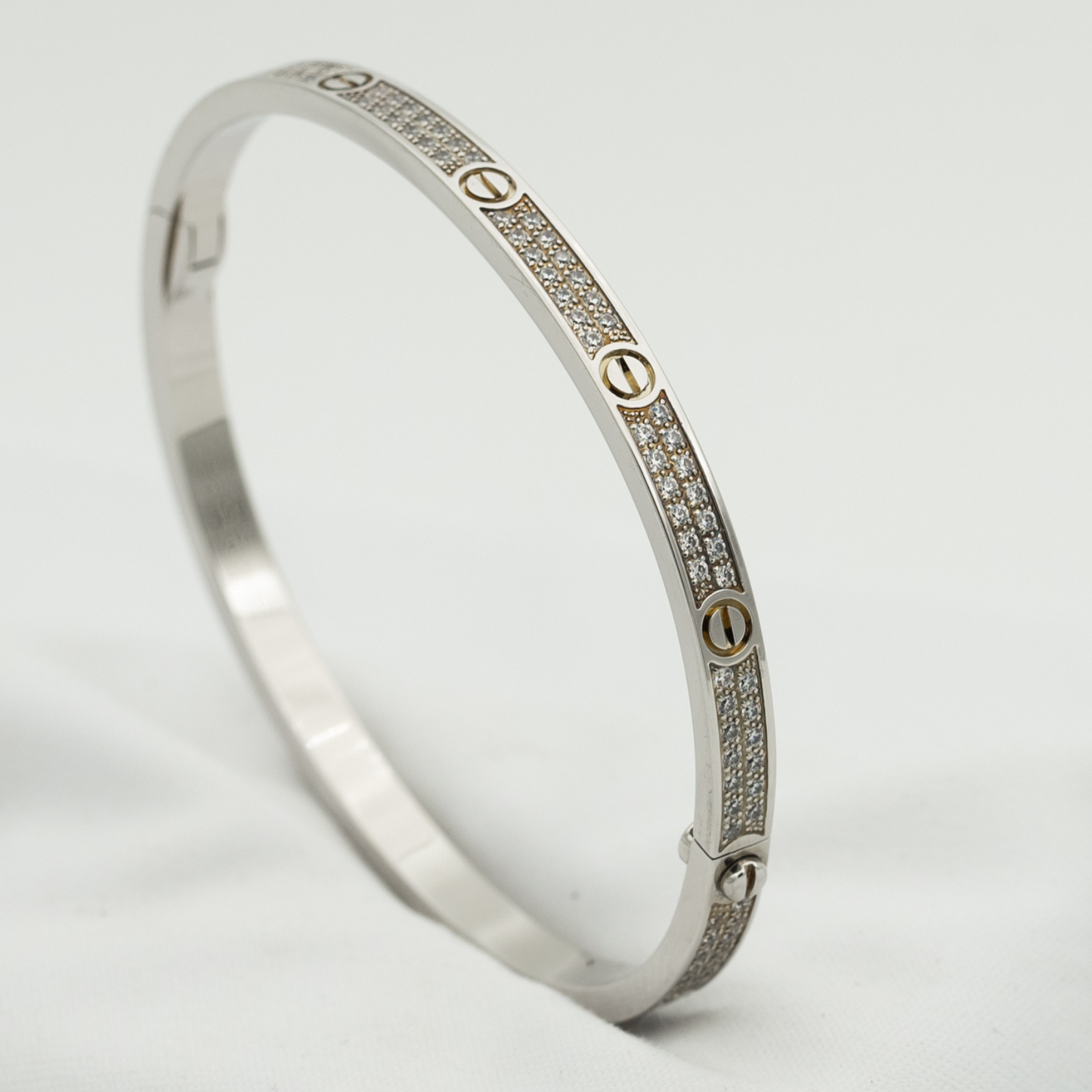[Amore]LOVE BRACELET 3.65MM DIAMOND-PAVED