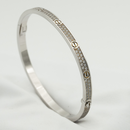 [Amore]LOVE BRACELET 3.65MM DIAMOND-PAVED