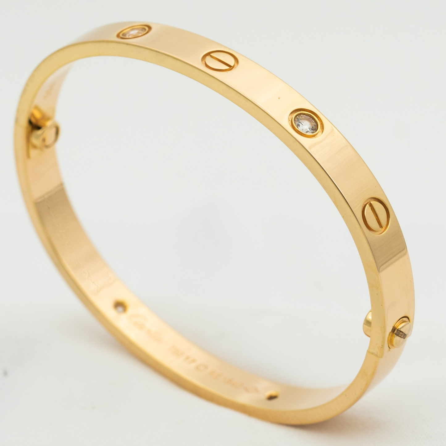 [Amore]LOVE BRACELET 6.1MM 4 DIAMONDS