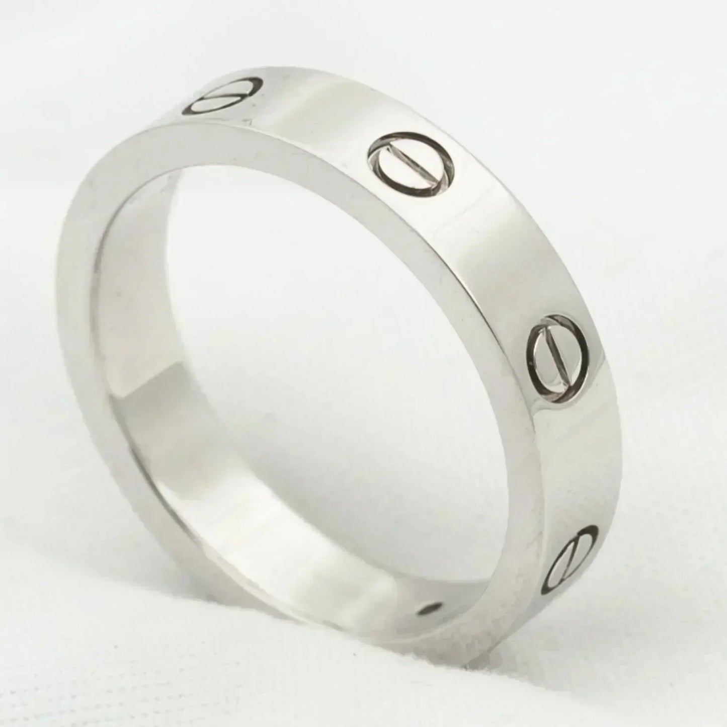 [Amore]LOVE RING 4MM 1 DIAMOND SILVER