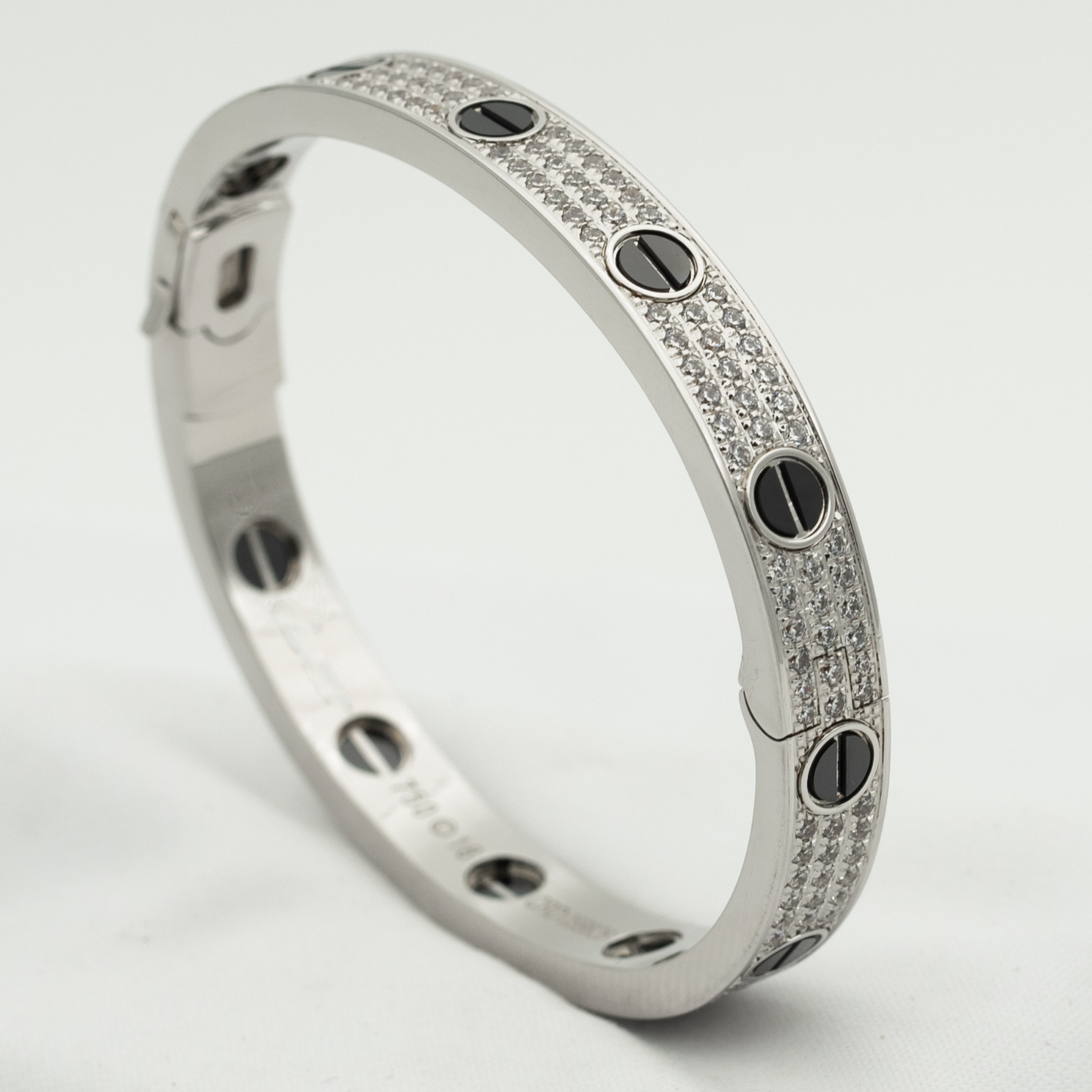 [Amore]LOVE BRACELET 6.1MM DIAMOND-PAVED CERAMIC