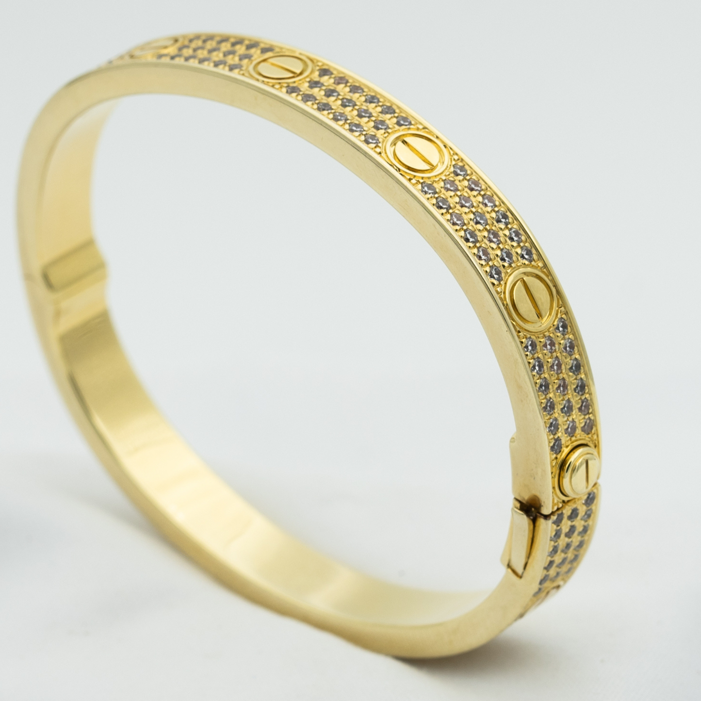 [Amore]LOVE BRACELET 6.1MM DIAMOND-PAVED