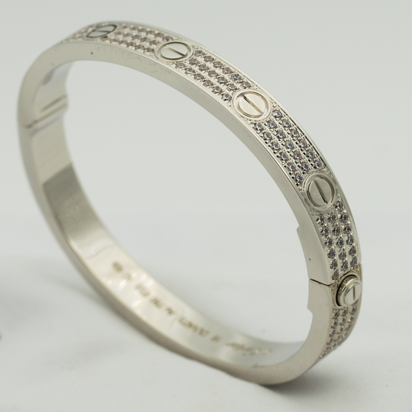 [Amore]LOVE BRACELET 6.1MM DIAMOND-PAVED