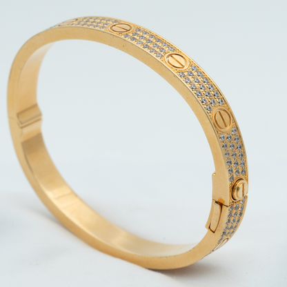 [Amore]LOVE BRACELET 6.1MM DIAMOND-PAVED