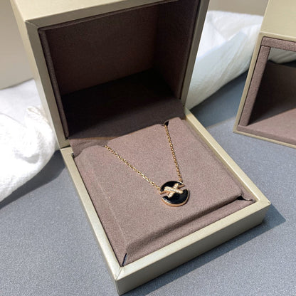 [Amore]JEUX DE PINK GOLD DIAMOND NECKLACE