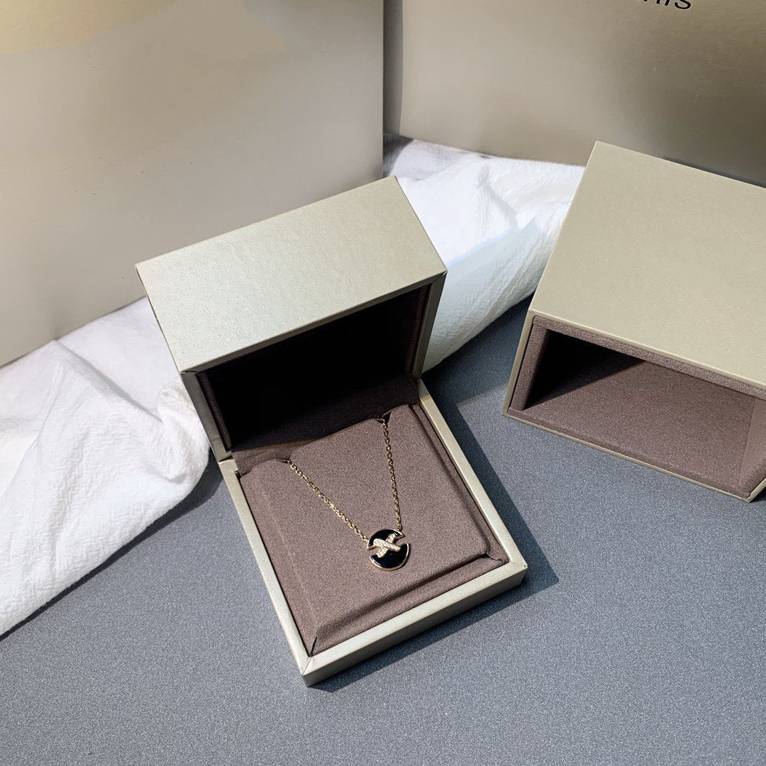 [Amore]JEUX DE PINK GOLD DIAMOND NECKLACE