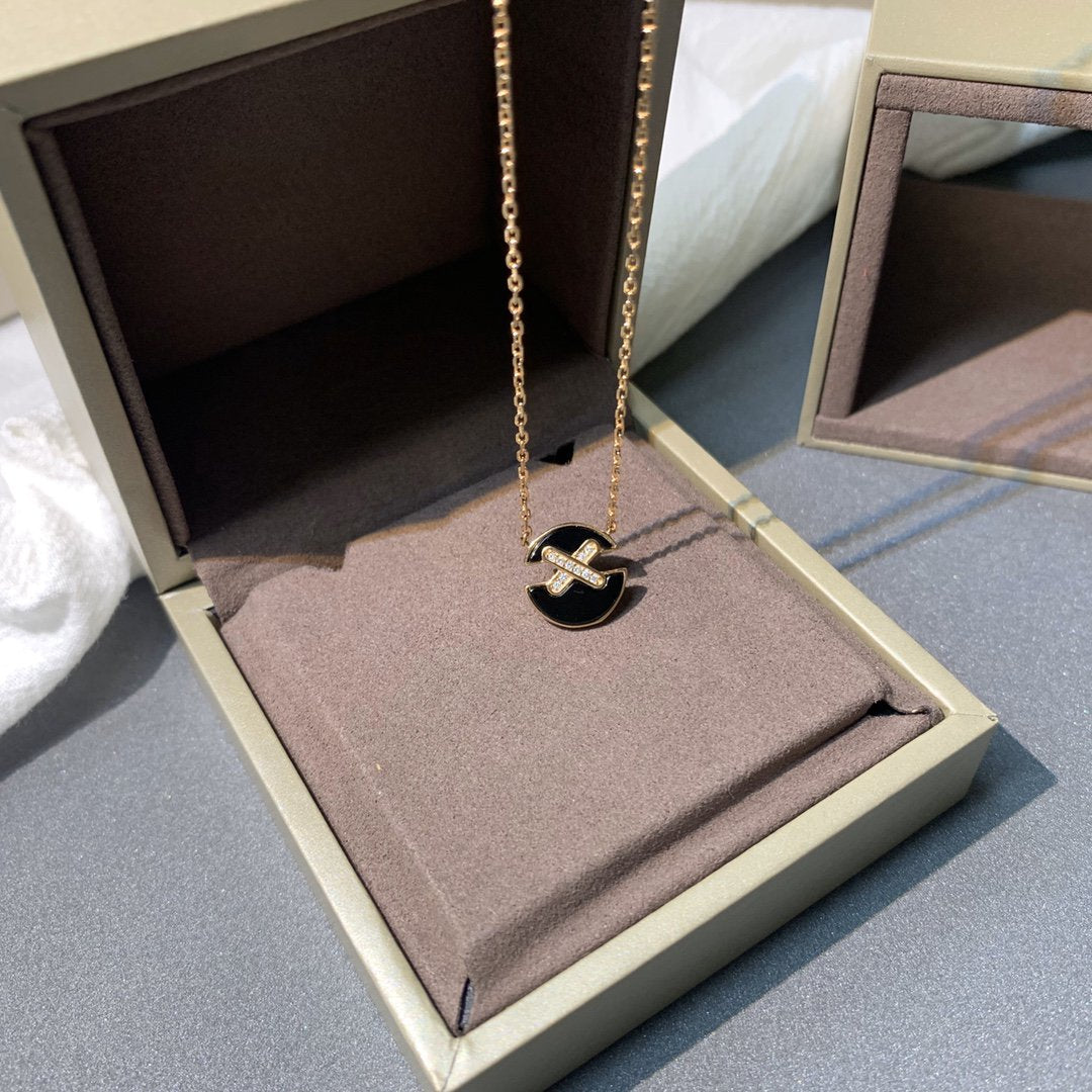[Amore]JEUX DE PINK GOLD DIAMOND NECKLACE